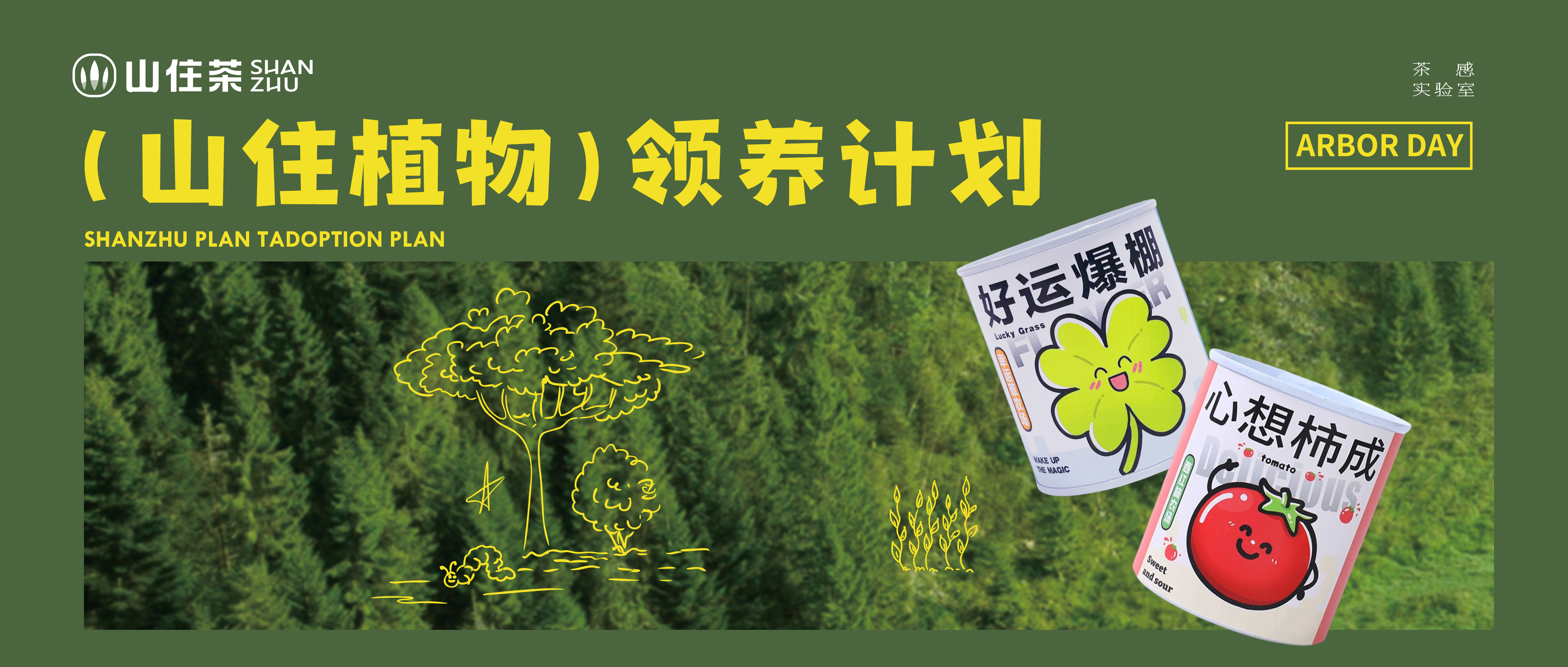 山住茶植物盲盒免费送 来山里种春天